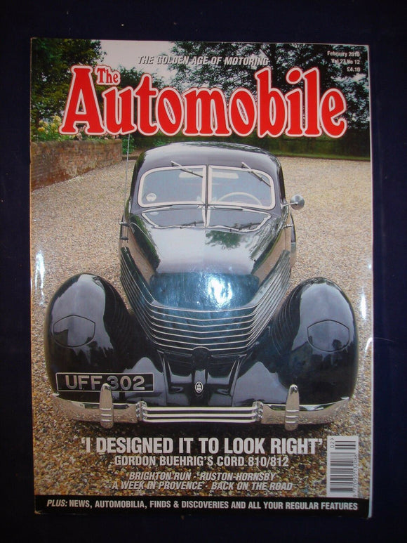 The Automobile - February 2010 - Cord 810 812 - Ruston Hornsby -