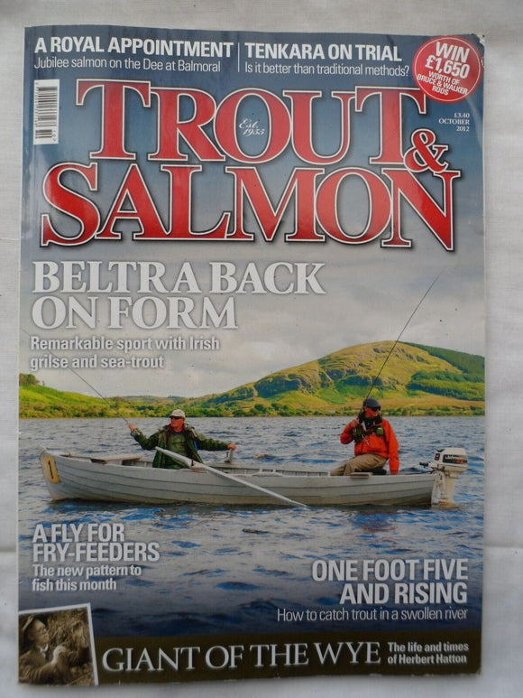 Trout and Salmon Magazine - October 2012 - Herbert Hatton - Fry feeders fly