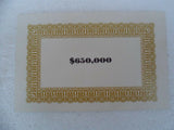 Vintage - Masterpiece Art dealing game - Spare parts