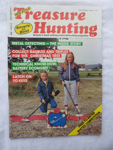 Treasure hunting Magazine - December 1984 - contents shown in photographs