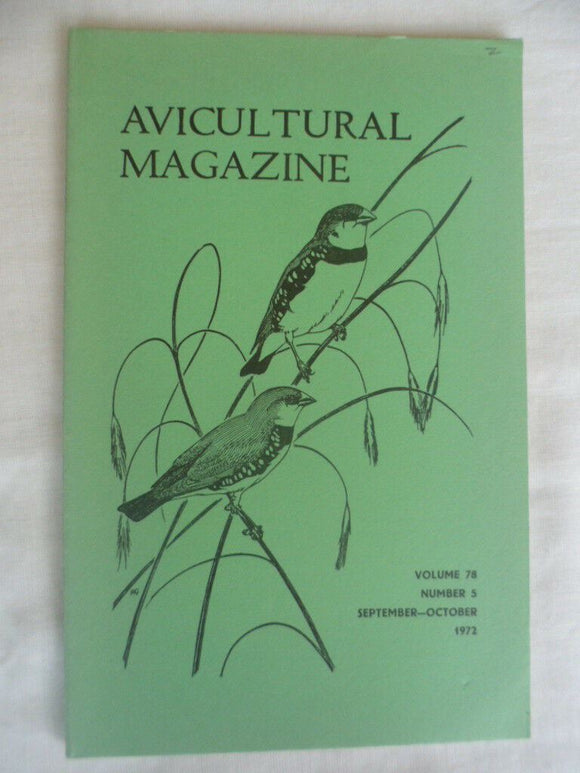 Avicultural Magazine - September / October 1972