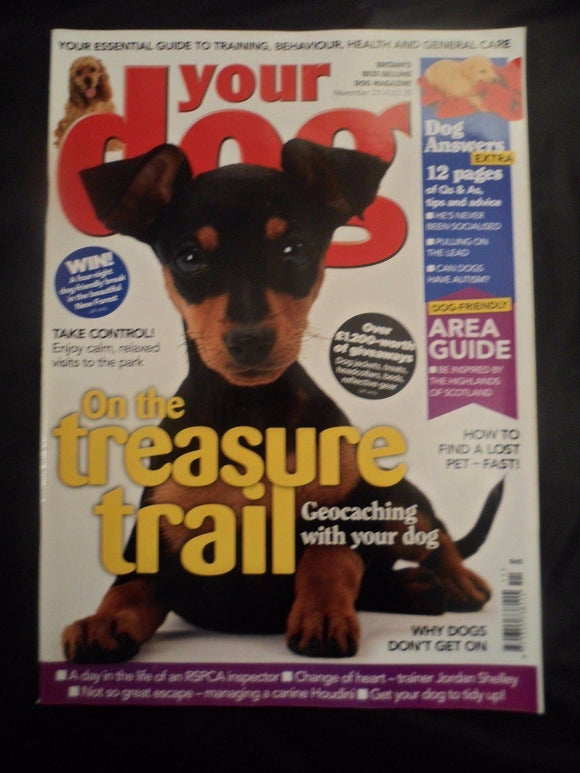 Your Dog Magazine - November 2014 -  Geocaching with your dog