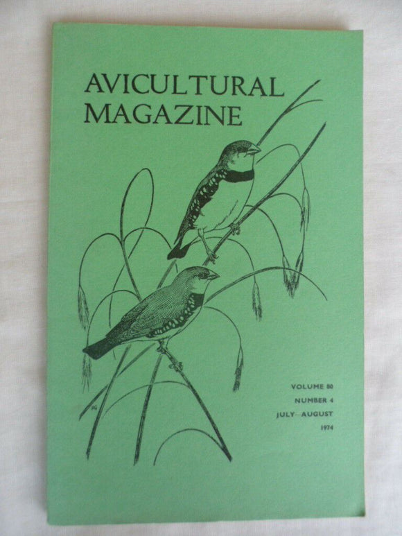 Avicultural Magazine - July / August 1974