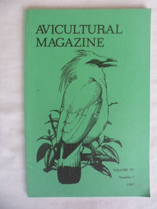 Avicultural Magazine - January / March 1987