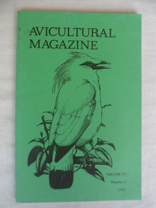 Avicultural Magazine - July / September 1987