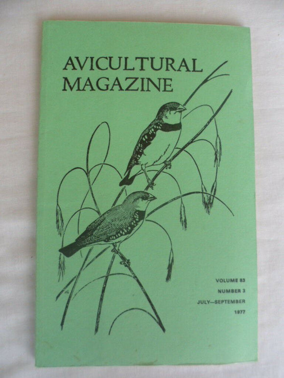 Avicultural Magazine - July / September 1977