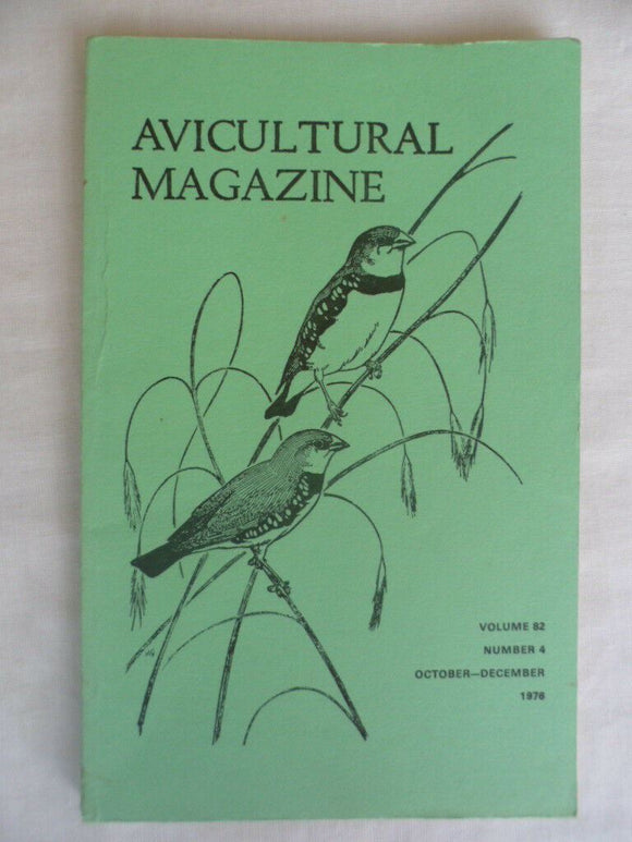 Avicultural Magazine - October / December 1976