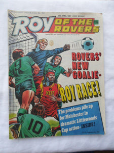 Roy of the Rovers football comic - 25 April 1997 - Birthday gift?