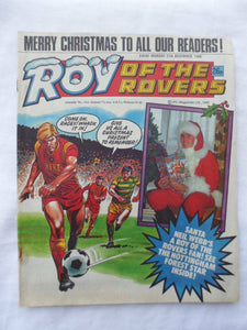 Roy of the Rovers football comic - 27th December 1986 -  Birthday gift?