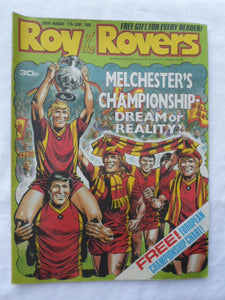 Roy of the Rovers football comic - 11 June 1988 - Birthday gift?