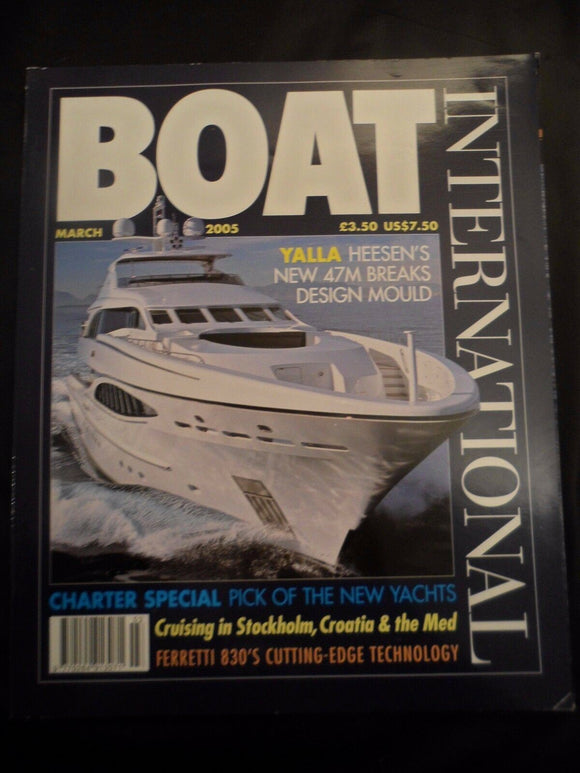 Boat International - March 2005 - Photos show contents pages
