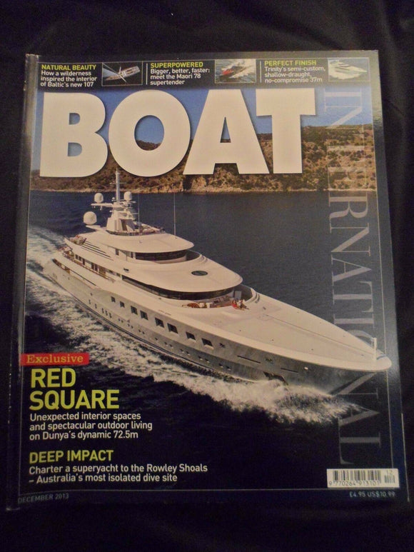 Boat International - December 2013  - Contents pages shown photos