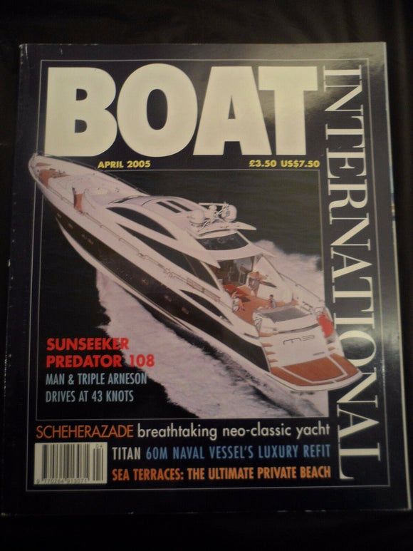 Boat International - April 2005 - Photos show contents pages
