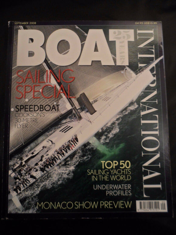 Boat International - September 2008 - Contents pages shown photos