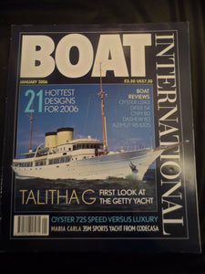 Boat International - January 2006 - Photos show contents pages