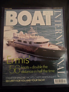 Boat International - March 2008 - Contents pages shown photos