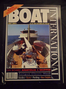 Boat International - July 2001 - Contents pages shown photos