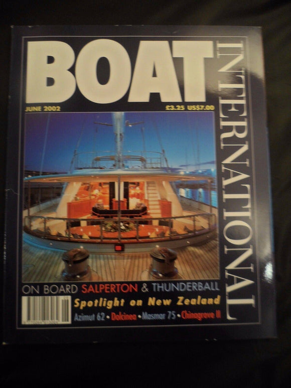 Boat International - June 2002 - Contents pages shown photos
