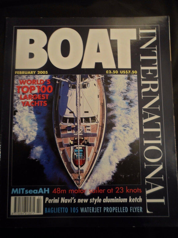 Boat International - February 2005 - Photos show contents pages