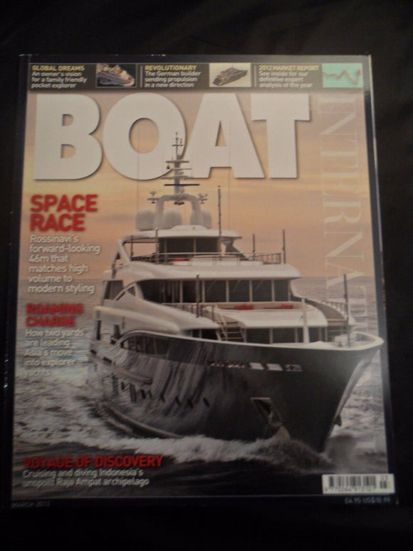 Boat International - March 2013  - Contents pages shown photos