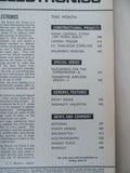 Vintage Practical Electronics Magazine - June 1968  - contents shown in photos
