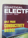 Vintage Practical Electronics Magazine - August 1969  - contents shown in photos