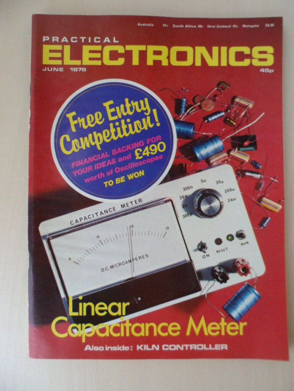Vintage Practical Electronics Magazine - June 1978  - contents shown in photos