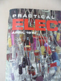 Vintage Practical Electronics Magazine - April 1970- contents shown in photos