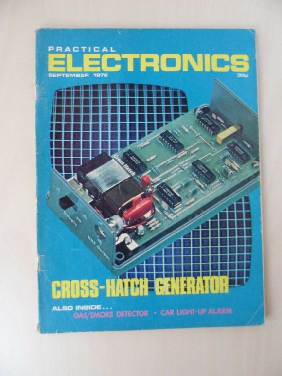 Vintage Practical Electronics Magazine - Sept 1976  - contents shown in photos