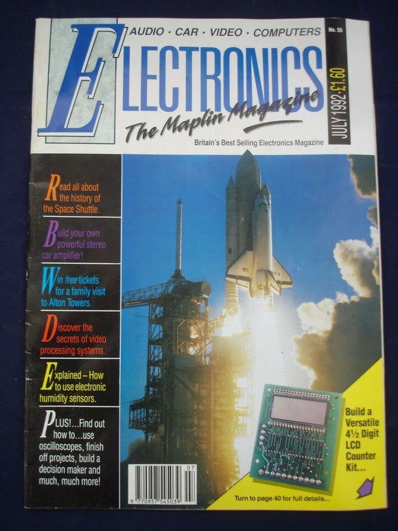Vintage - Electronics Magazine - July 1992