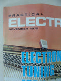 Vintage Practical Electronics Magazine - Nov 1975 - contents shown in photos