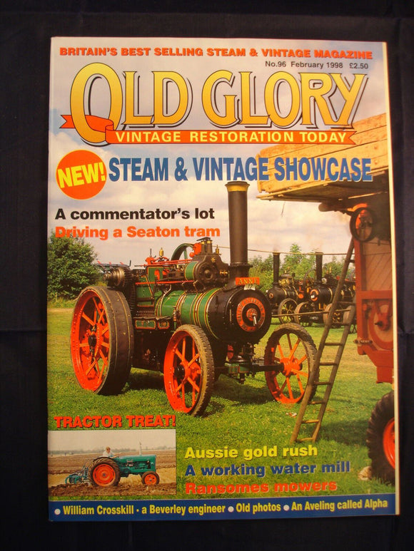 Old Glory Magazine - Issue 96 - February 1998 - Ransomes mower - Seaton Tram