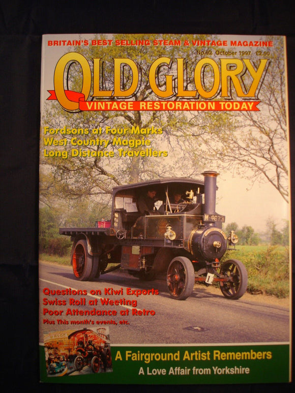 Old Glory Magazine - Issue 92 - October 1997 - Fordsons - Fairground artist