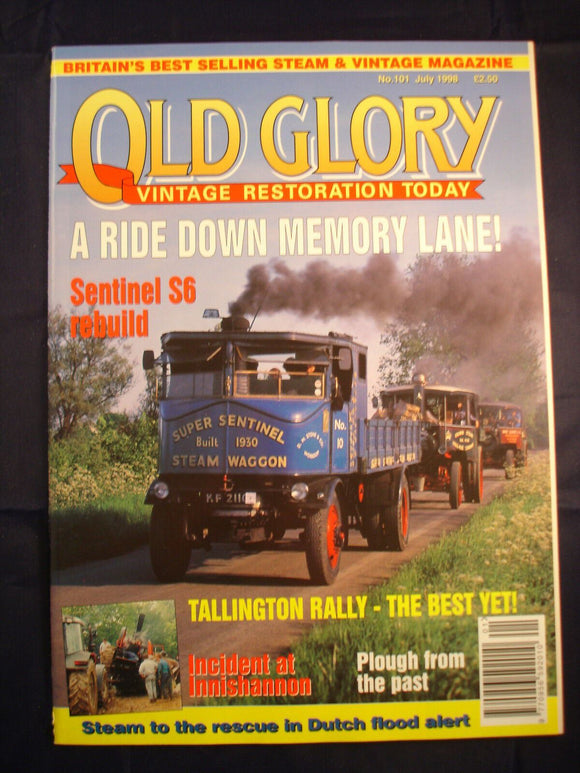 Old Glory Magazine - Issue 101 - July 1998 - Sentinel S6 - Plough from  past