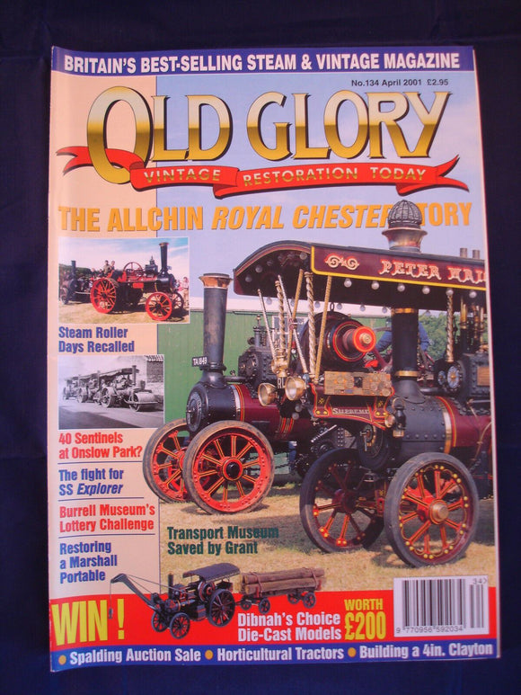 Old Glory Magazine - Issue 134 - April 2001 - Marshall Portable - Sentinel
