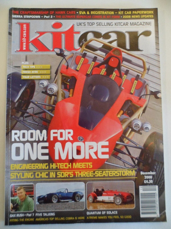 Kitcar Magazine - December 2008 - Factory 5 Cobra