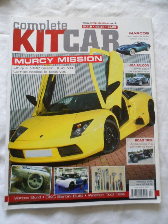 Complete Kitcar magazine - February 2015 - MR2 based Audi V8 Lambo replica