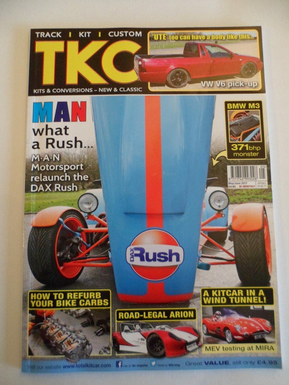 Track Kit Custom TKC magazine - May/June 2017 - Refurb bike carbs - BMW M3