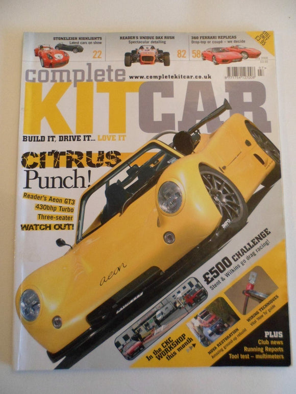 Complete Kitcar magazine - July 2008 - Pembleton - Robin Hood