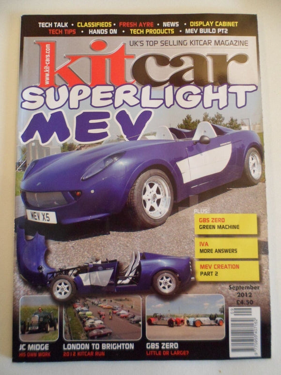 Kitcar Magazine - October 2012 - Superlight MEV