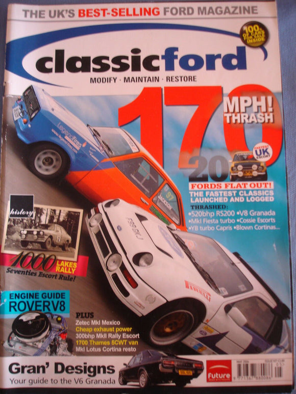 Classic Ford mag 2006 - May - V6 Granada guide - Rover V8 guide