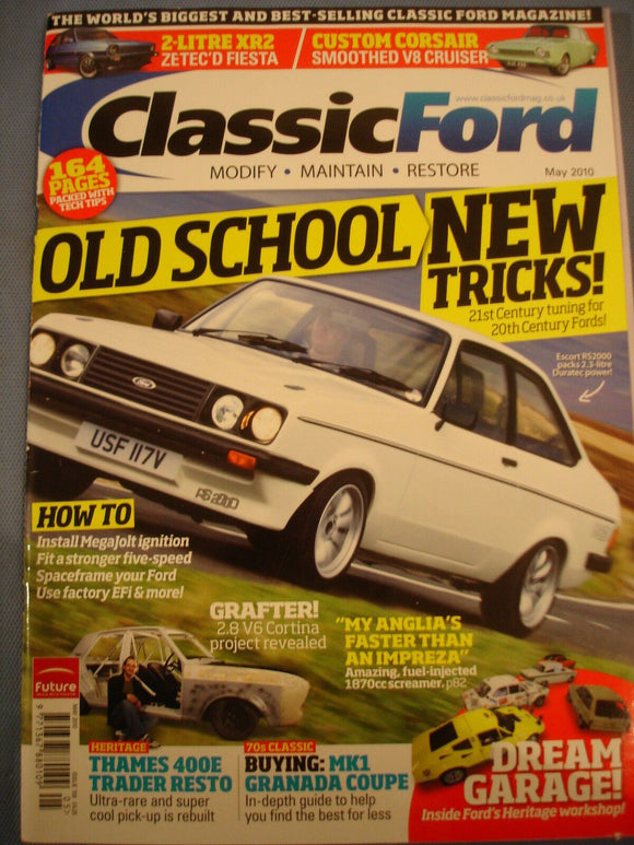 Classic Ford Mag 2010 - may - 400E - Corsair - XR2 - Cortina - Granada coupe