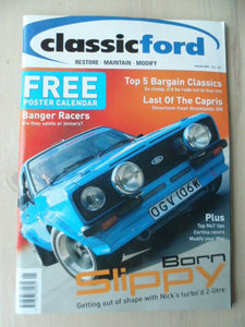 Classic Ford magazine - Jan 2002 - Capri - Mexico - Cortina