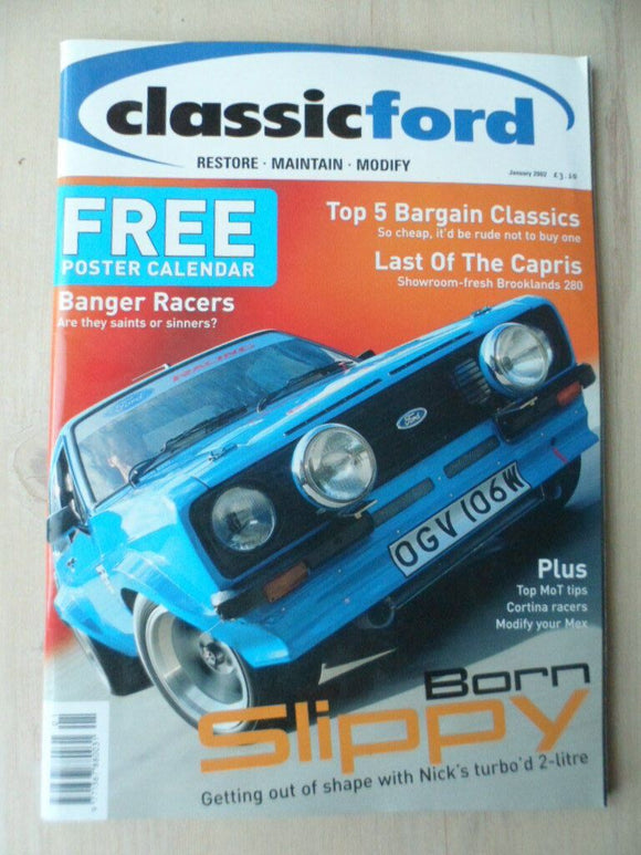 Classic Ford magazine - Jan 2002 - Capri - Mexico - Cortina