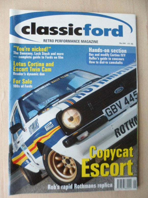 Classic Ford magazine - May 2001 - Escort - Lotus Cortina - Cortina