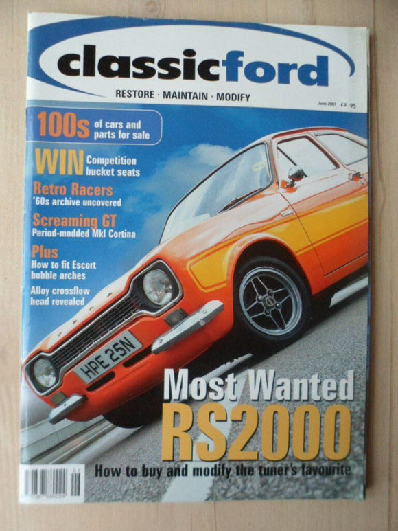 Classic Ford magazine - June 2001 - RS2000 - Cortina GT -