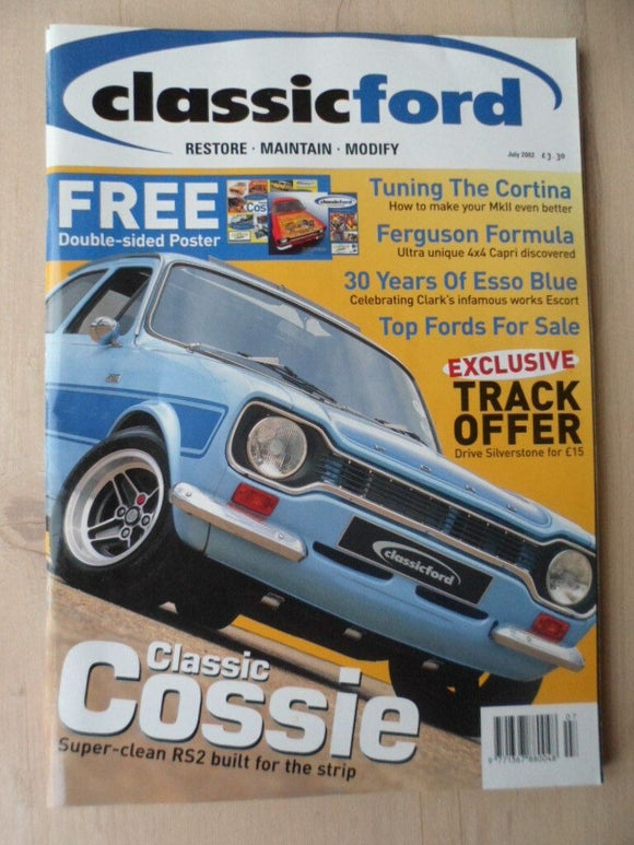 Classic Ford magazine - July 2002 - Tuning the Cortina - Clark's works Escort