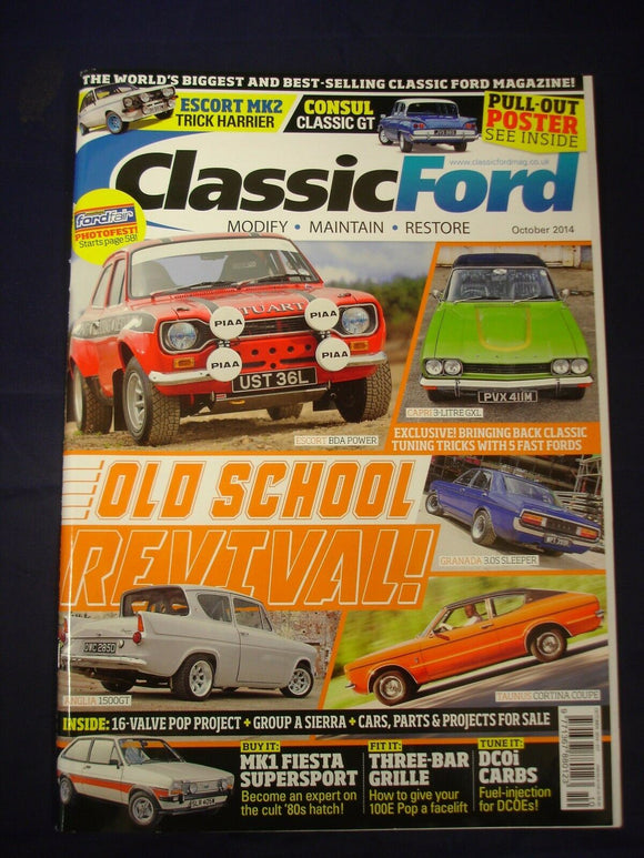 Classic Ford Mag - October 2014  - Cortina - Granada - Capri - Fiesta Supersport