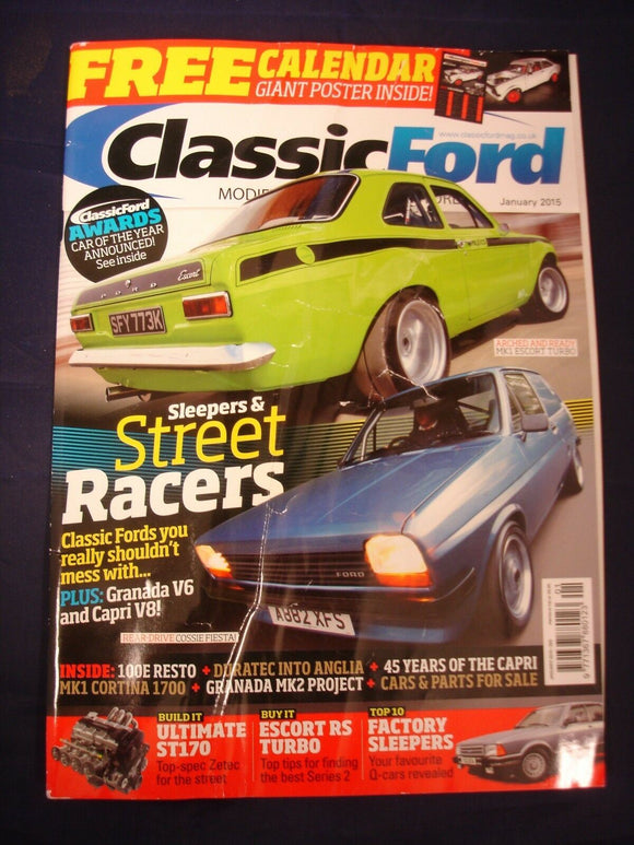 Classic Ford Mag - January 2015 -  Ultimate ST170 - RS Turbo - Sleepers