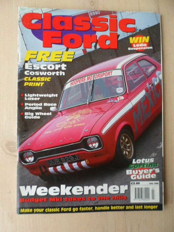 Classic Ford magazine - July 1998 - Lotus Cortina guide